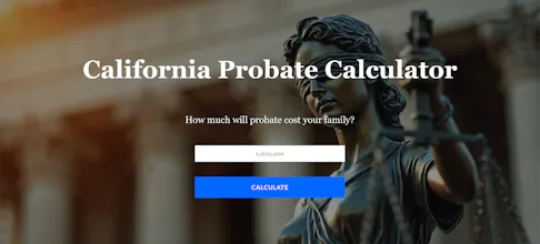 California Probate Calculator gallery image