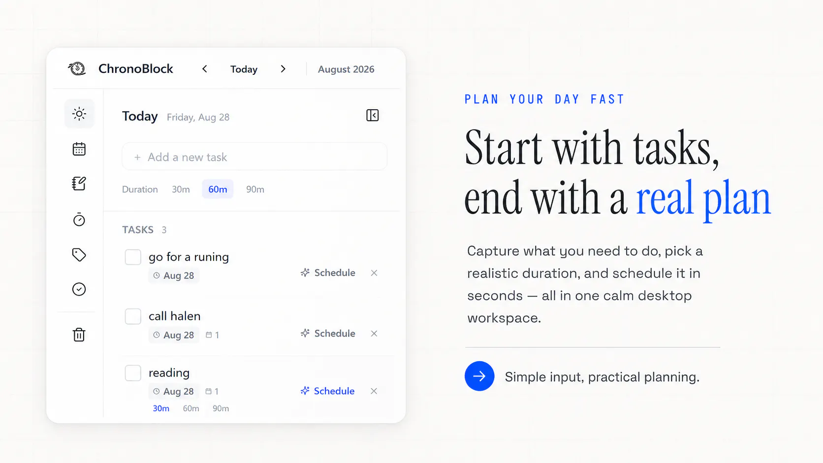 ChronoBlock screenshot