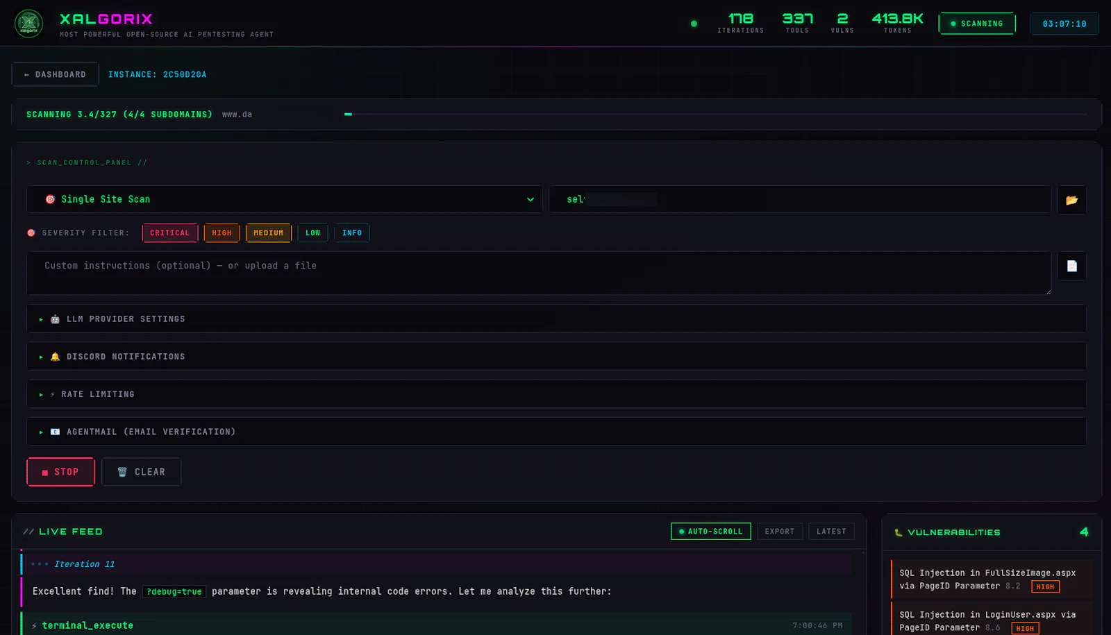 Xalgorix screenshot 3