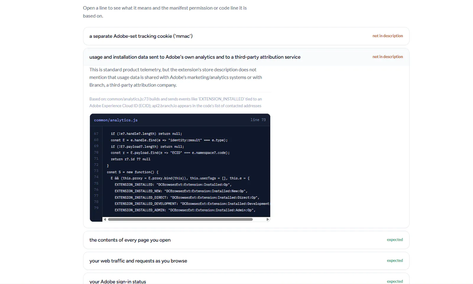 Is Extension Safe? screenshot 3