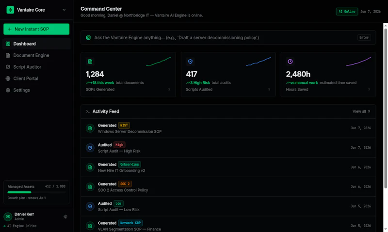 Vantaire Systems screenshot 6
