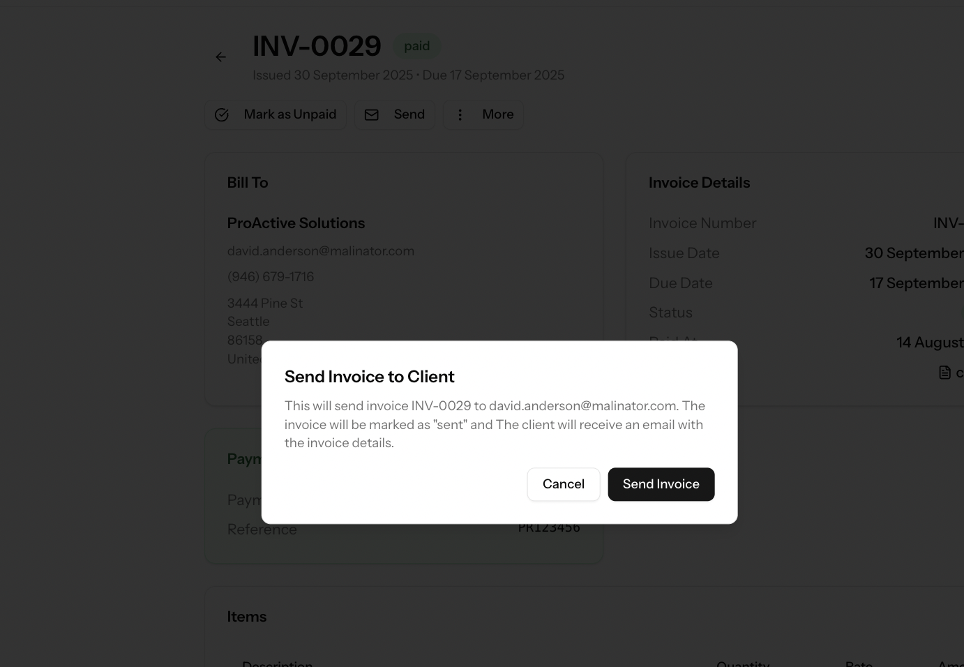 InvoiceTide gallery image