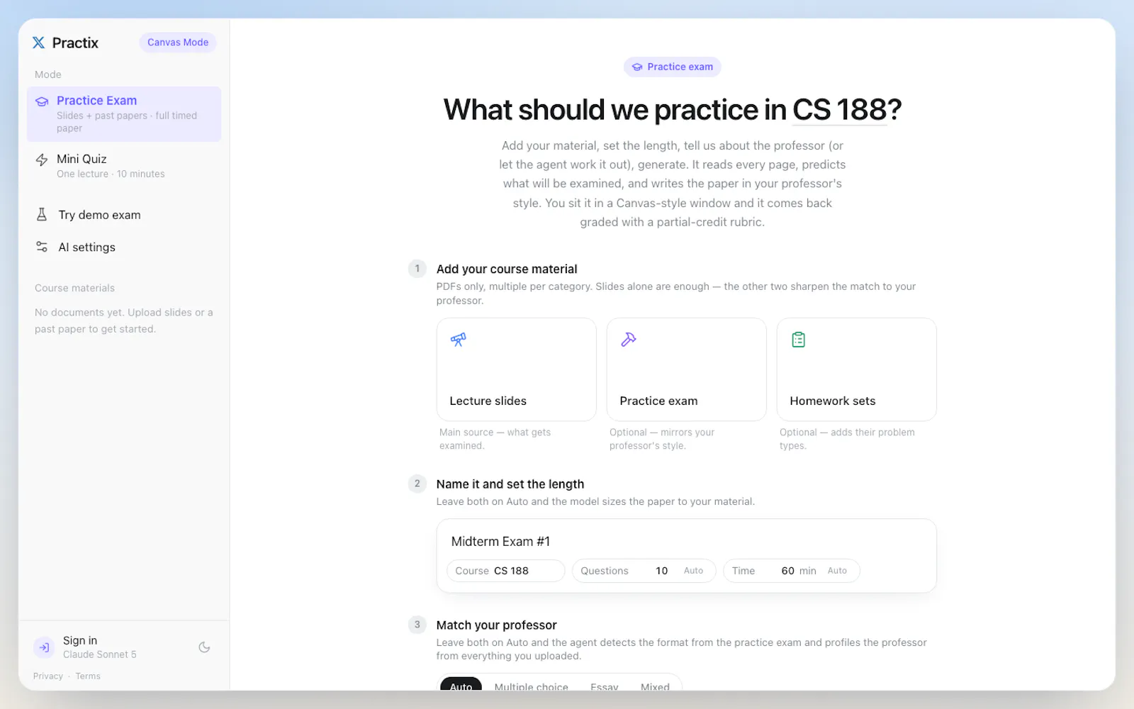 Practix screenshot 1
