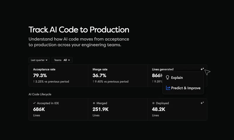 The New Waydev screenshot 3