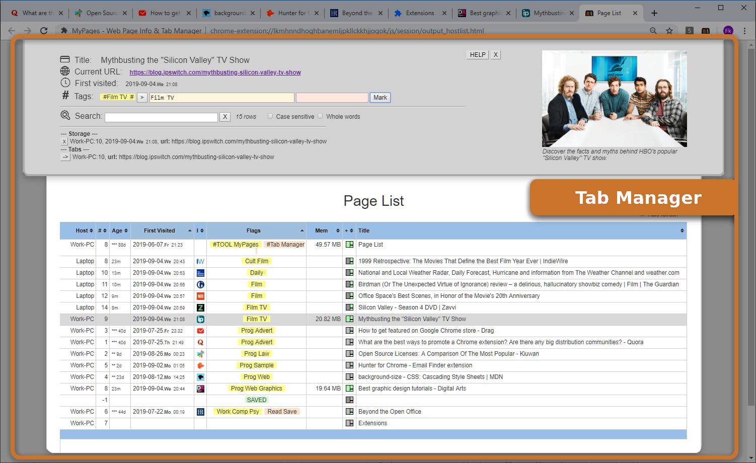 MyPages Tab Manager media 2