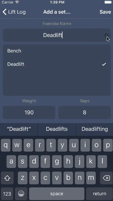 Lift Log
