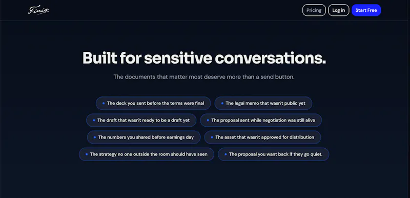 finis.email screenshot 5