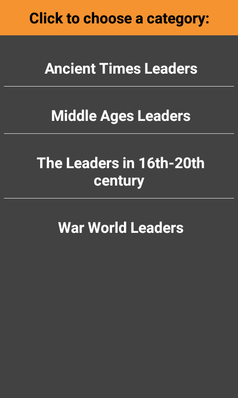 History Quiz World Leaders gallery image