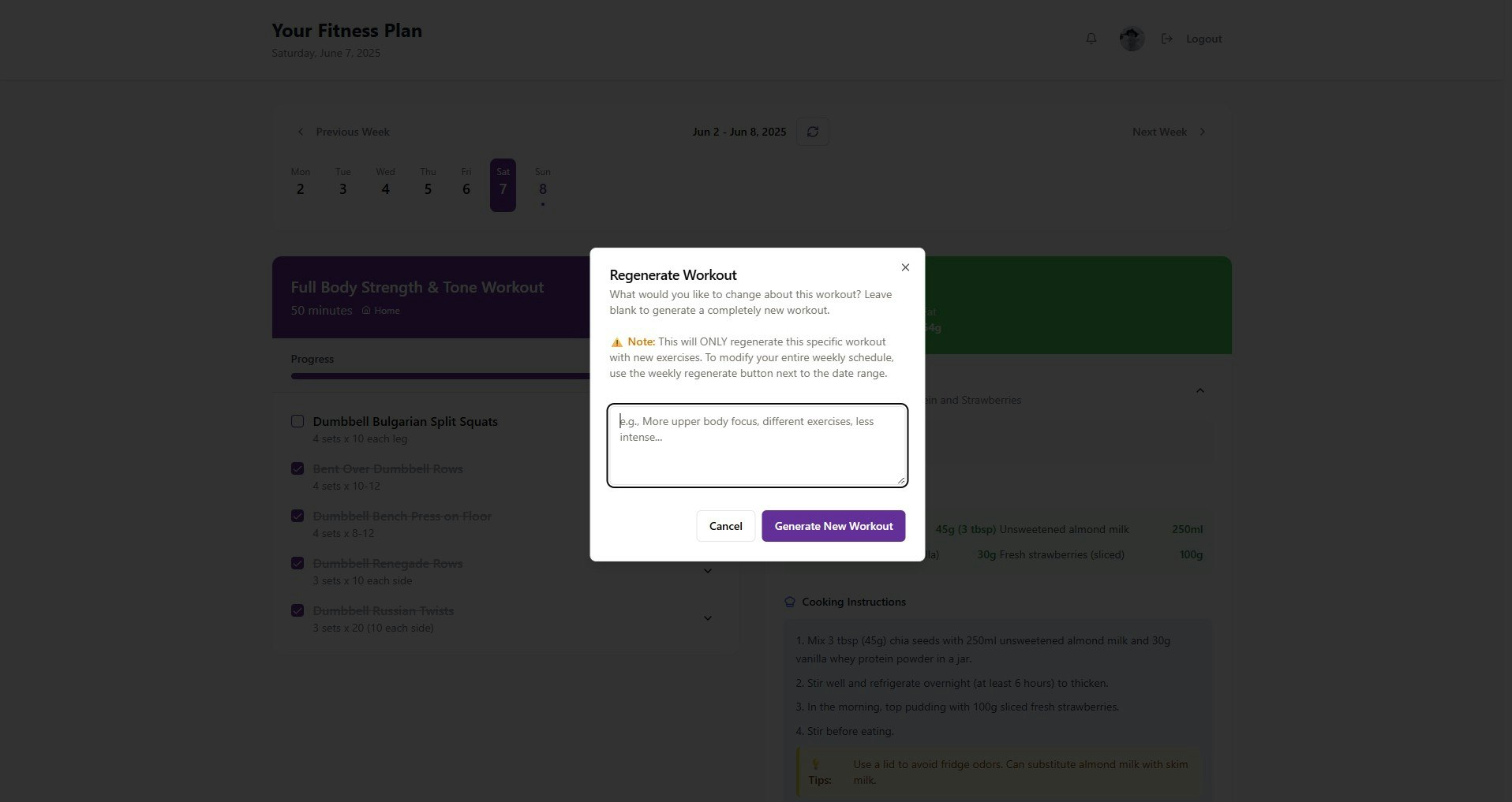 WorkoutPlanAI - Fitness AI Agent media 3