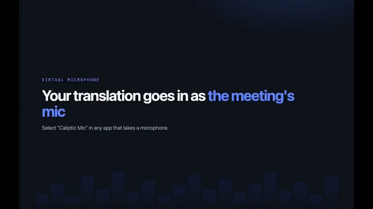 Caliptic Translate — Real gallery image