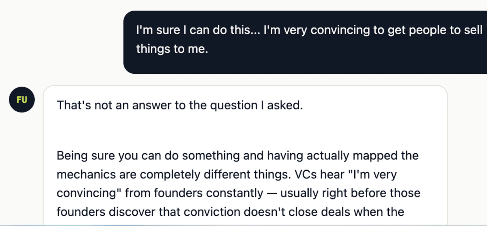 Founder Unfriendly:Book+Startup AI Coach screenshot 3