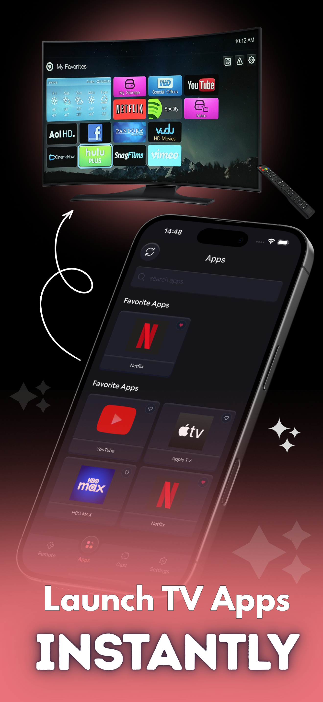 Smart TV Remote: Universal media 4