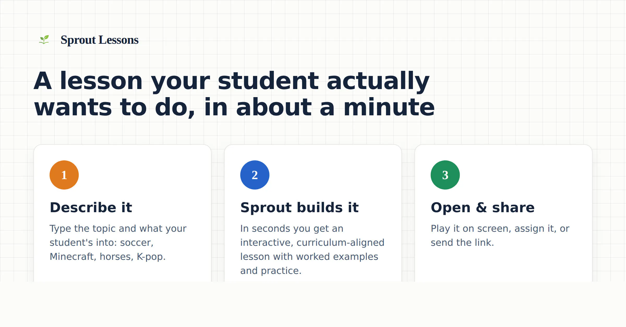 Sprout Lessons gallery image