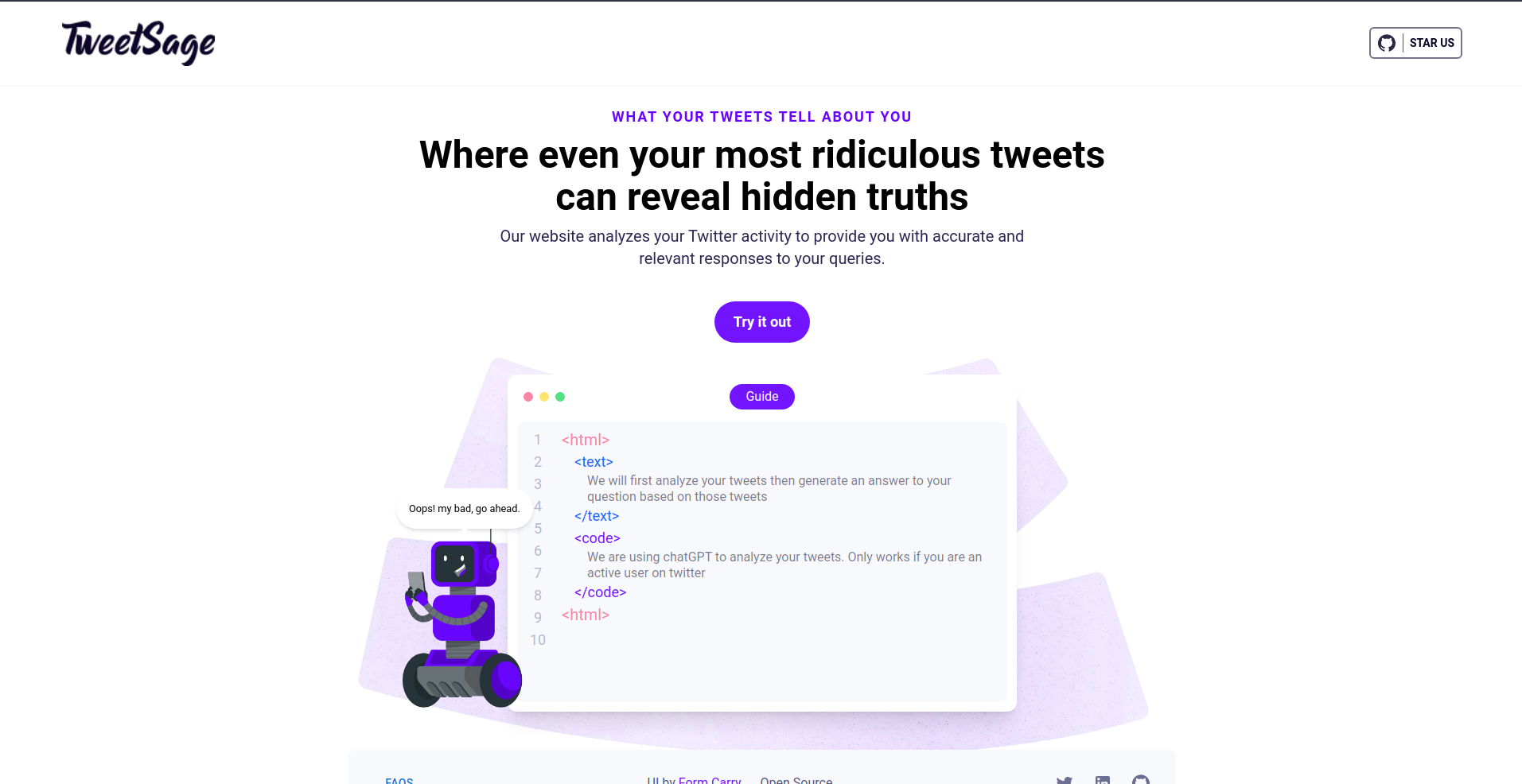 Media Tweetsage - TweetSage: Kerana tweet anda layak mendapat nasihat bijak. 1