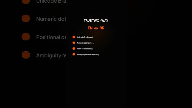 Braille Dot screenshot 1 (video preview)
