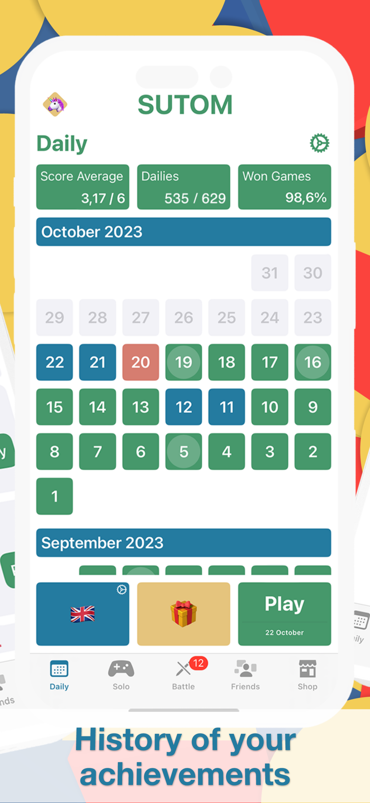 Sutom par lexi - jeu de puzzle de mots media 3