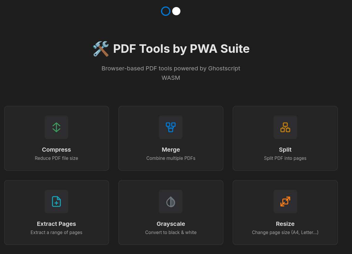 PDF Tools - PWA Suite gallery image