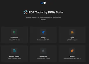 PDF Tools - PWA Suite gallery image