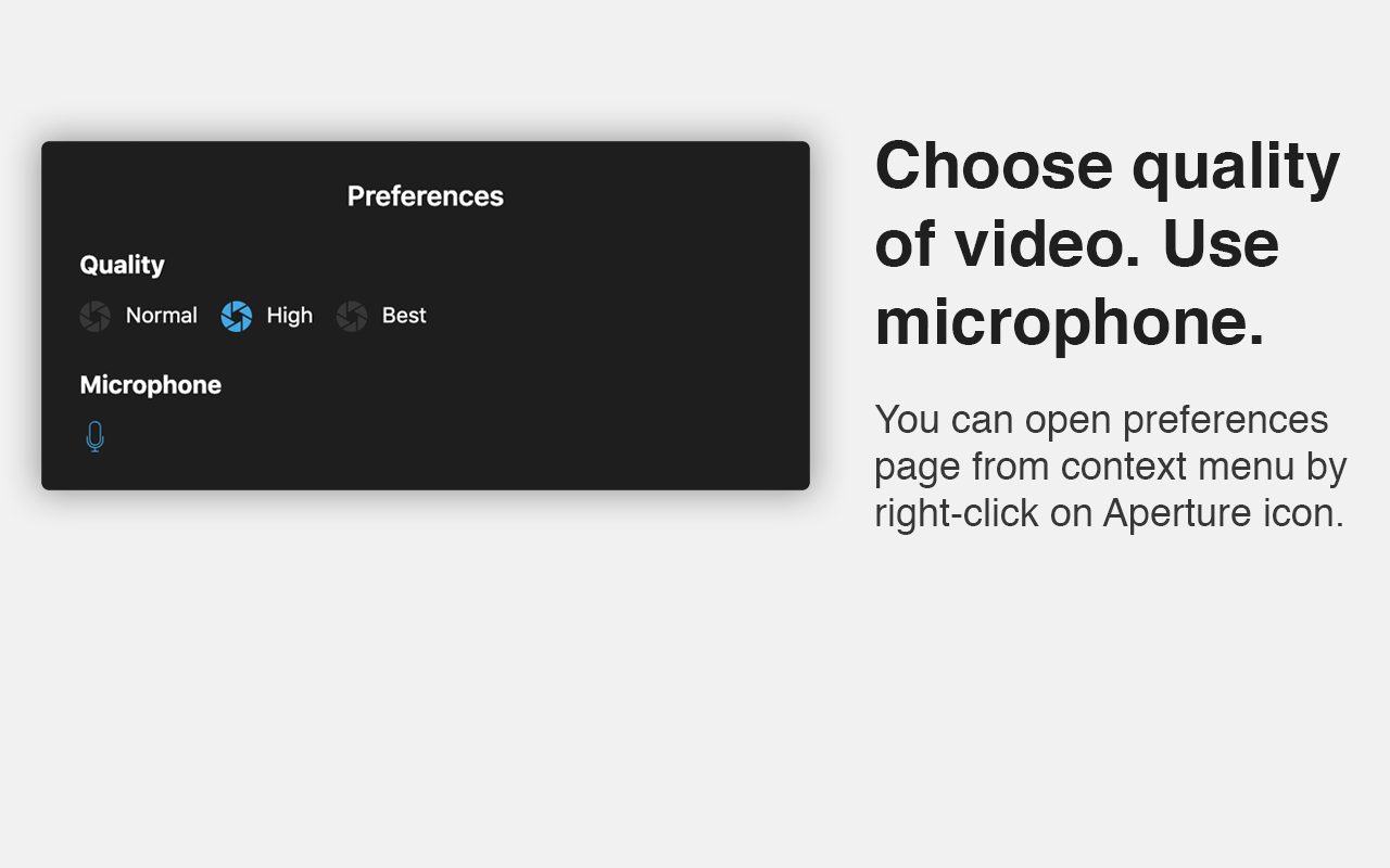 Aperture gallery image