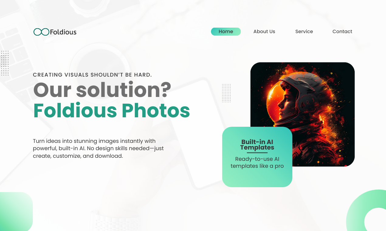 Foldious - Screenshot 2 showing product features and functionality