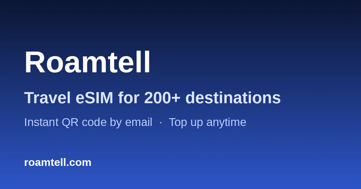 Roamtell gallery image