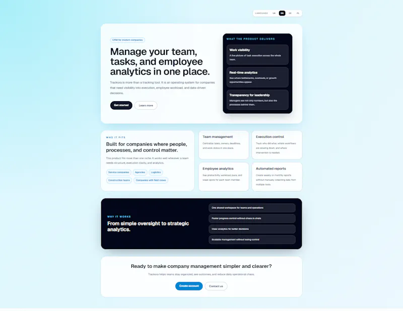 Trackora screenshot 1