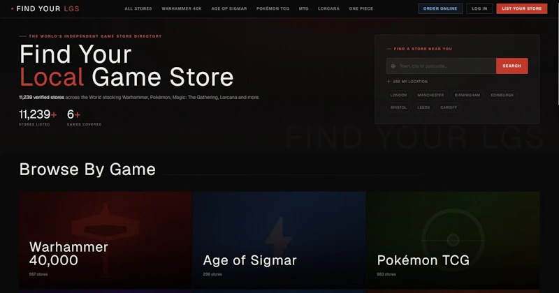 FindYourLGS screenshot 1