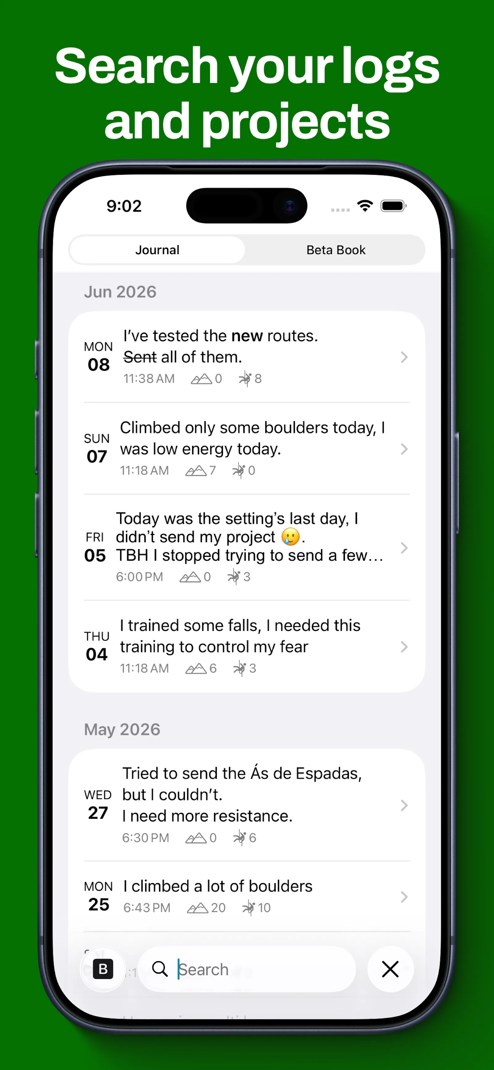 Ascend - Climbing Journal screenshot 5