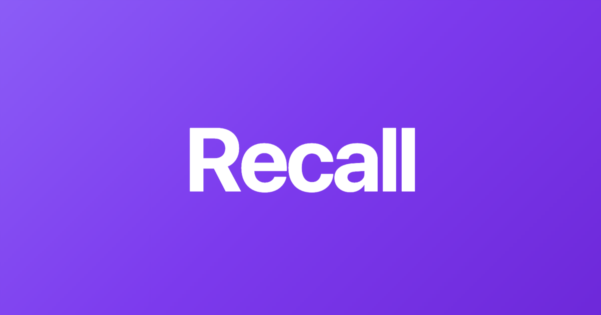 Recall gallery image