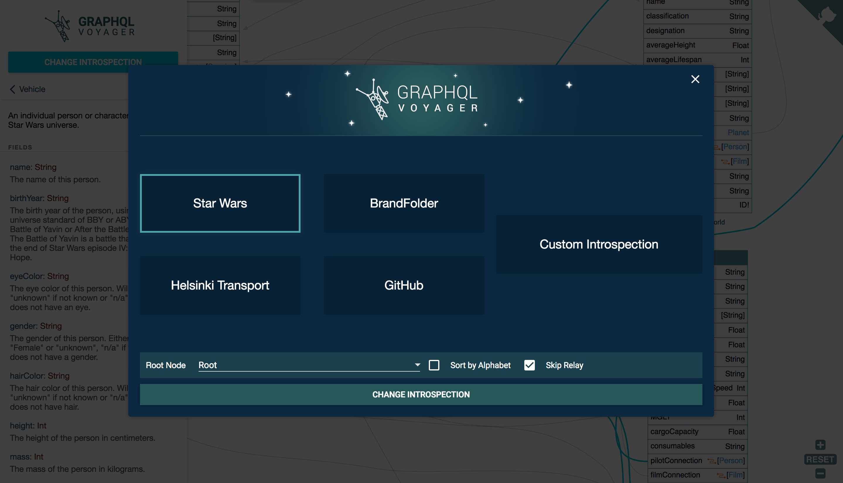 GraphQL Voyager gallery image