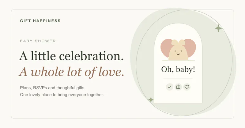 Free Baby Shower Planner, Registry &... screenshot 1