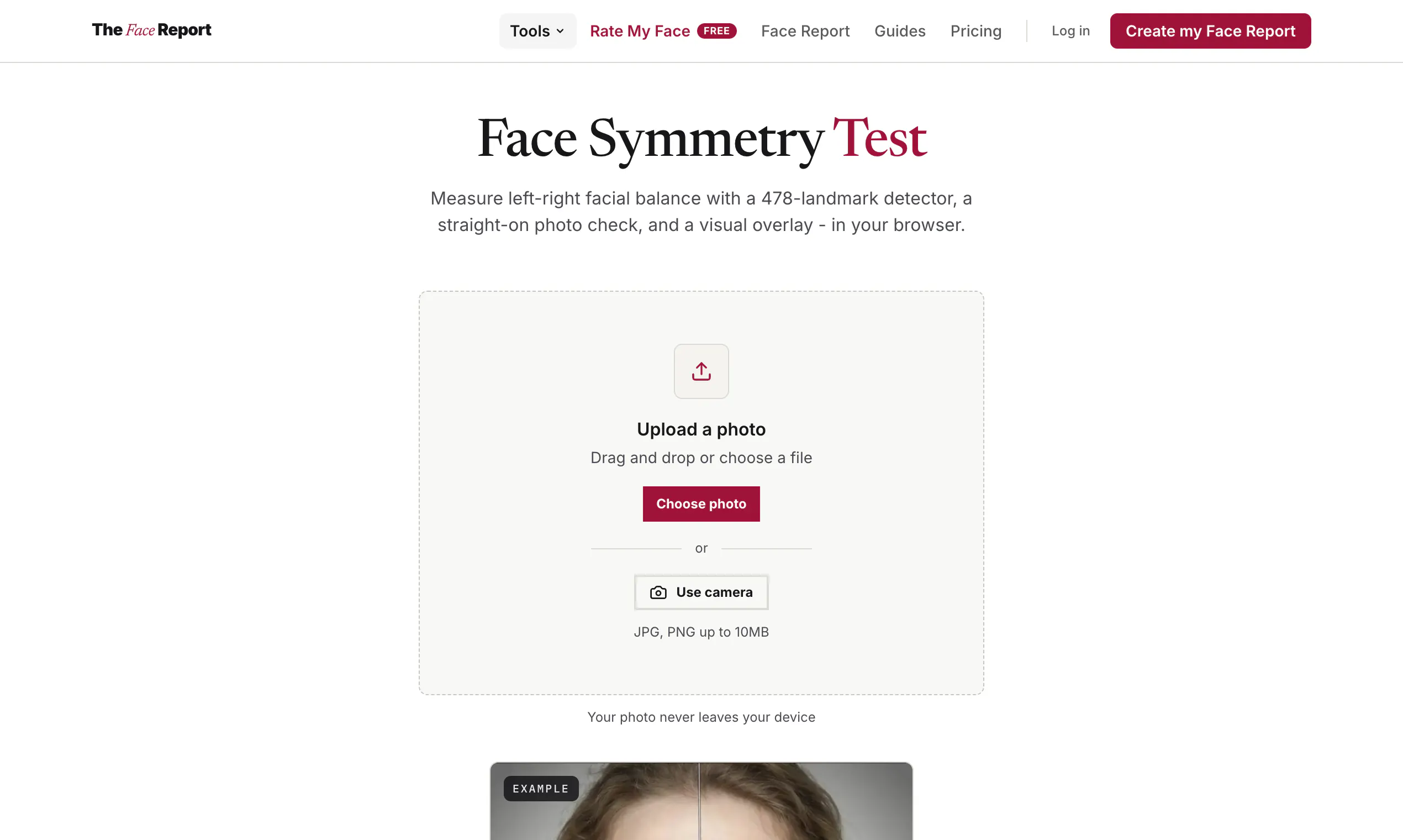 The Face Report gallery image