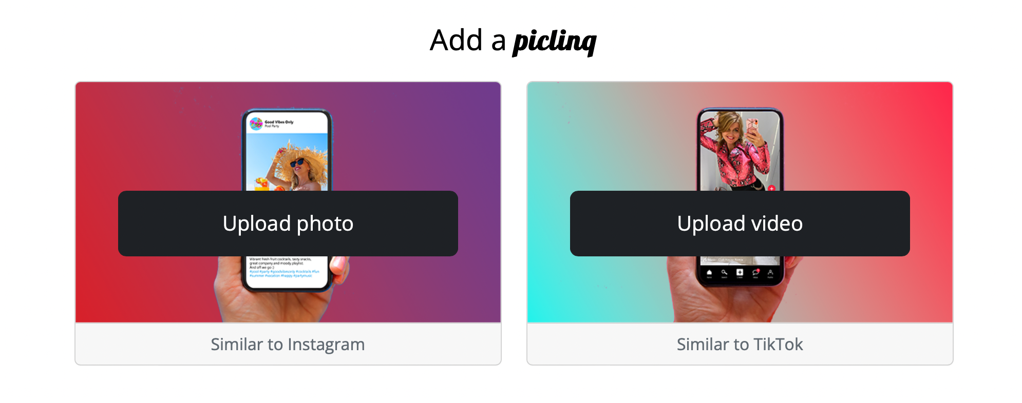 Picucinq - Прямые ссылки из Instagram и Tiktok с использованием онлайн -QR -кодов медиа 5