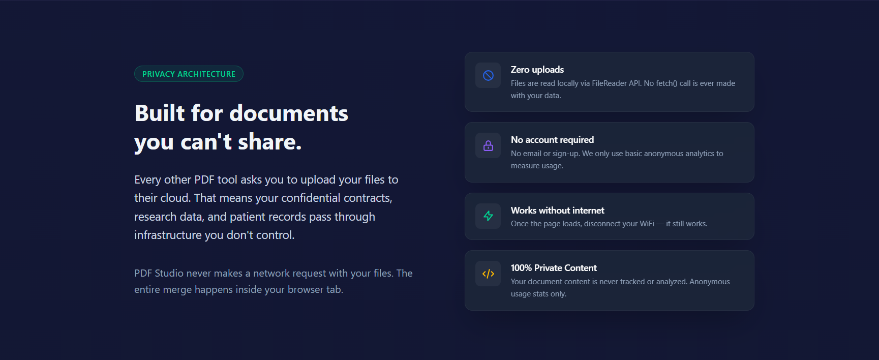 Merge, Split, Compress & More - Screenshot 3 showing product features and functionality