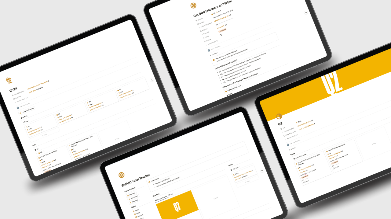 SMART Goals Tracker [Notion Template] gallery image