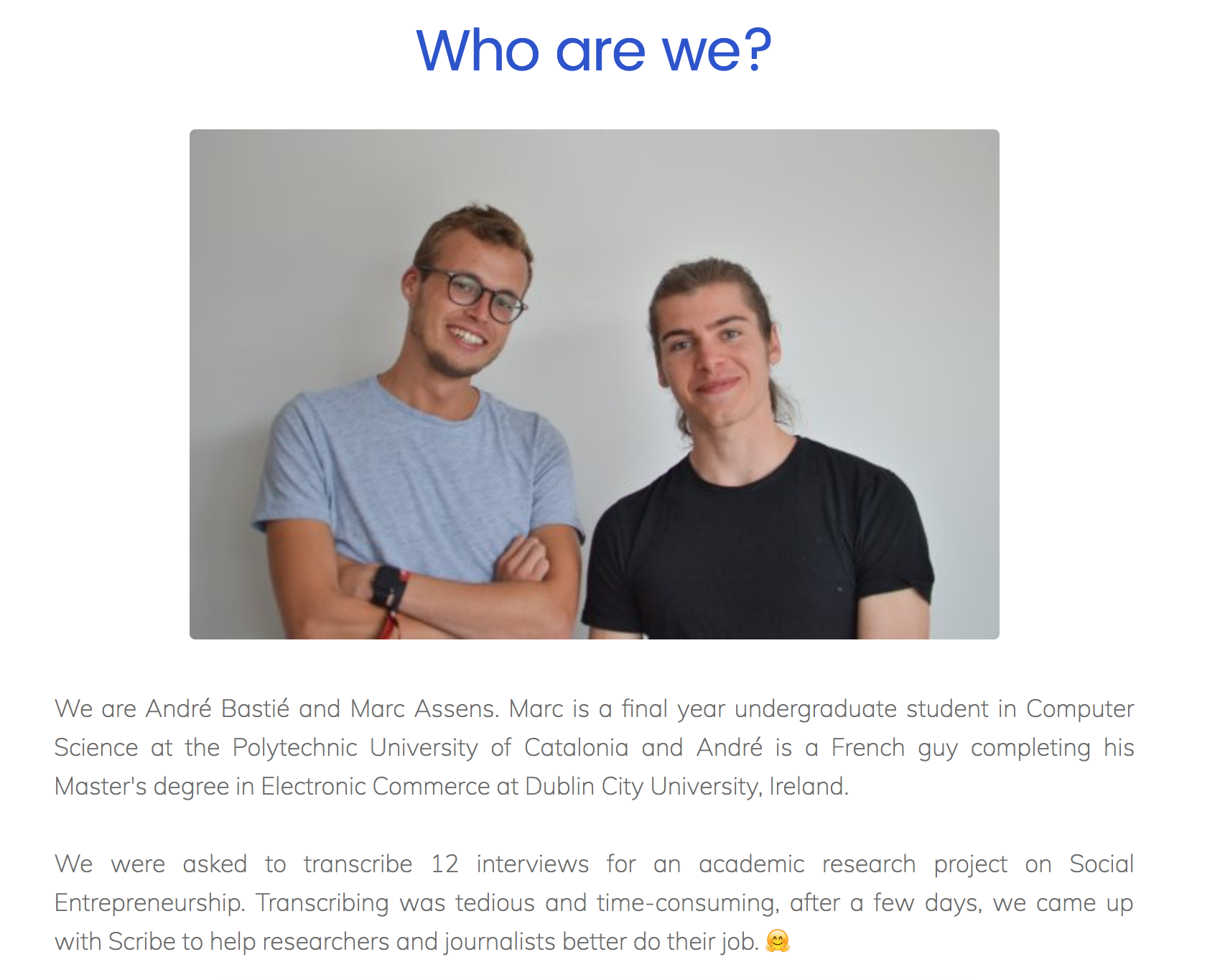 Happy Scribe gallery image