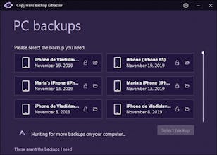 CopyTrans Backup Extractor gallery image