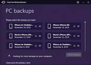 CopyTrans Backup Extractor gallery image