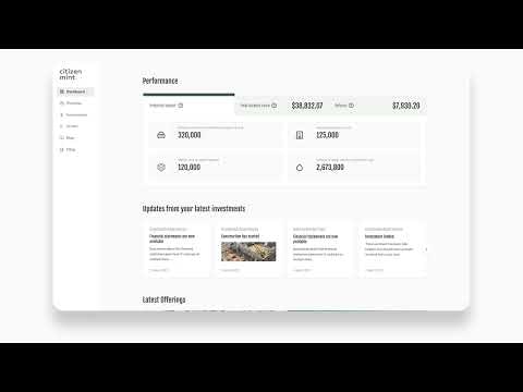 Citizen Mint Impact Investing Platform gallery image