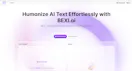 Bexi.ai:Free AI Humanizer & AI Detector