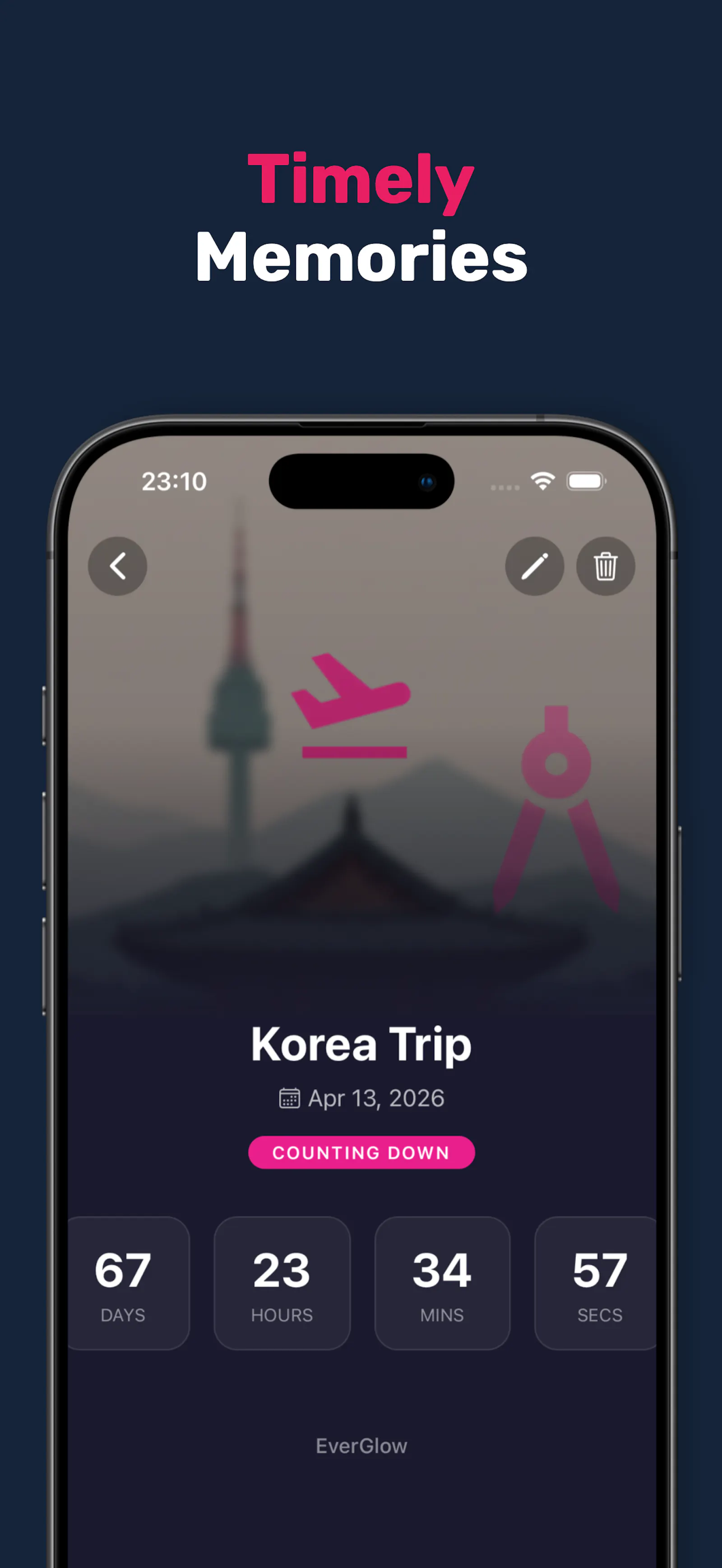 EverGlow Countdown screenshot 3