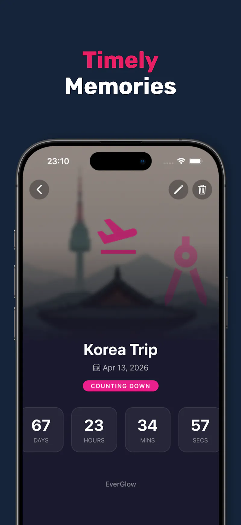 EverGlow Countdown screenshot 3