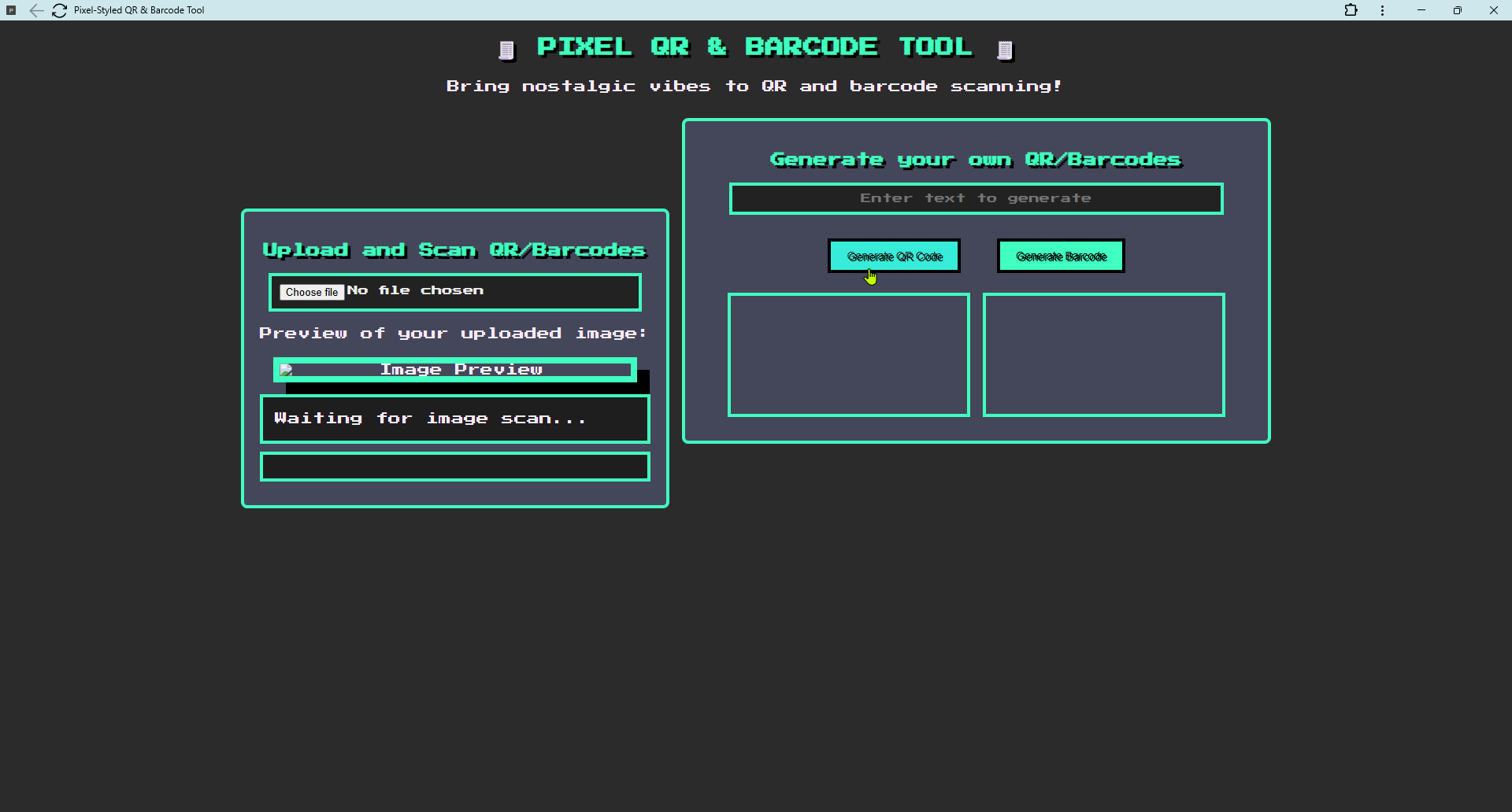  PIXEL QR & BARCODE TOOL  gallery image