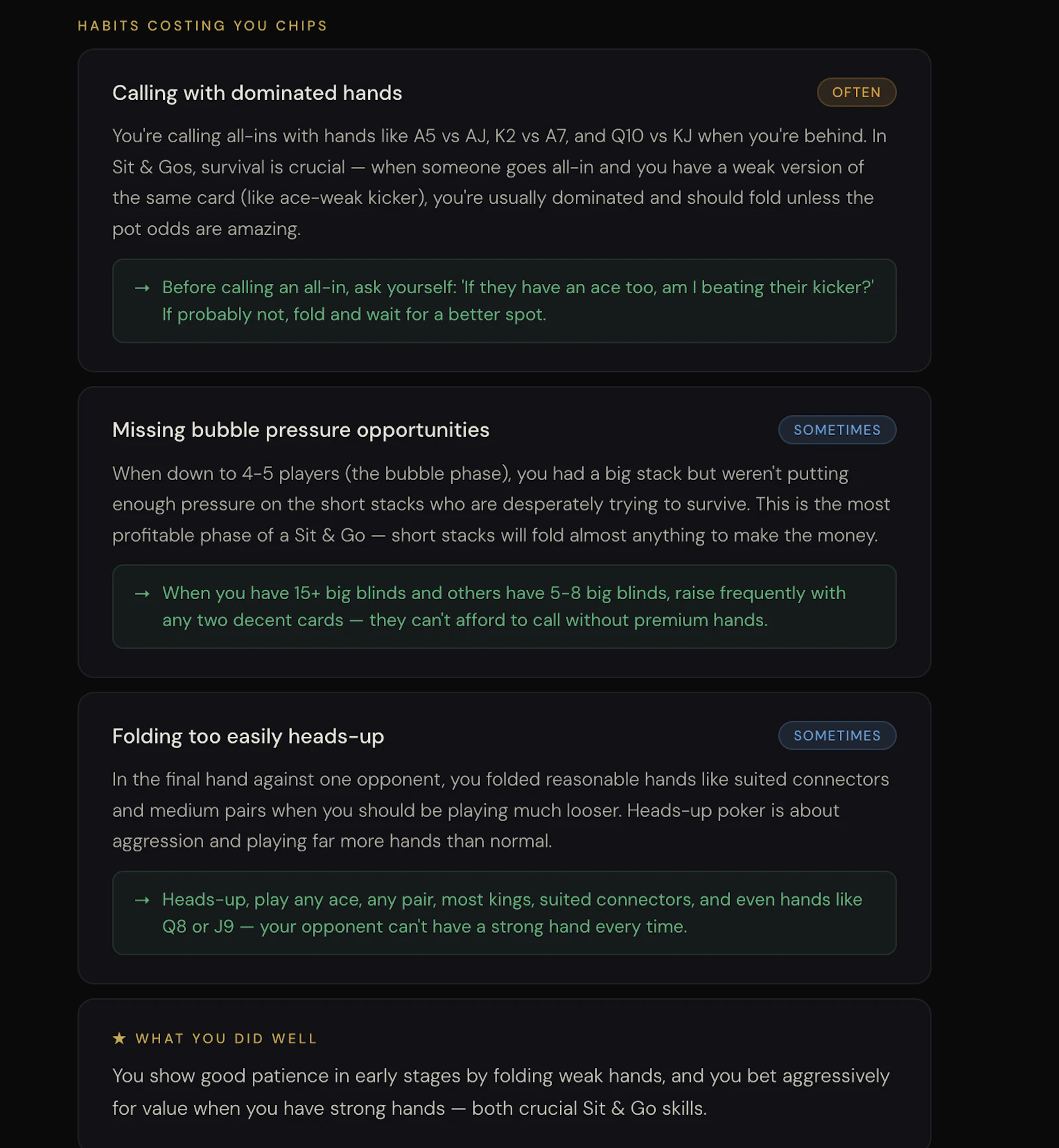 RecPokerCoach screenshot 2