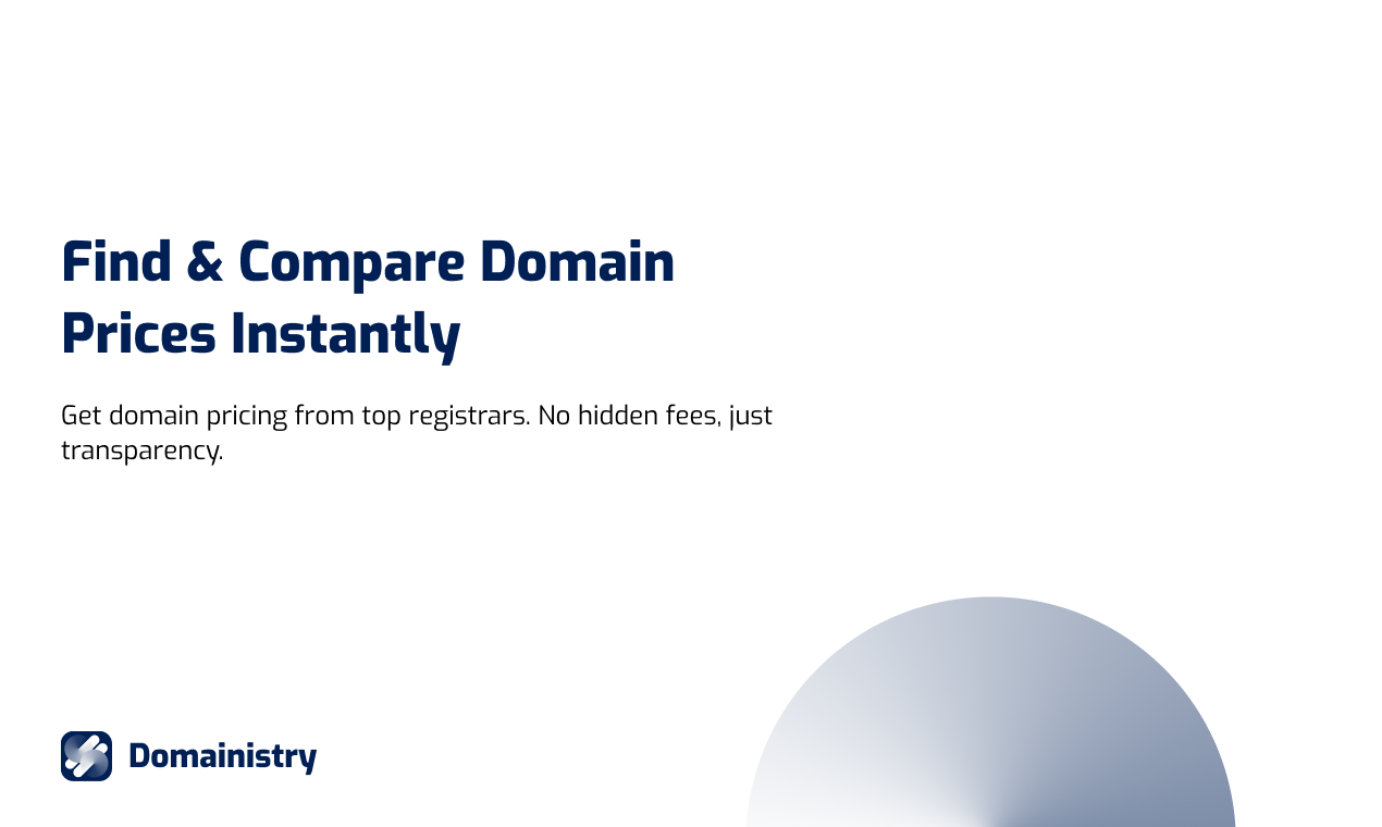 Mídia 1 de Domínio - Compare os preços dos nomes de domínio
