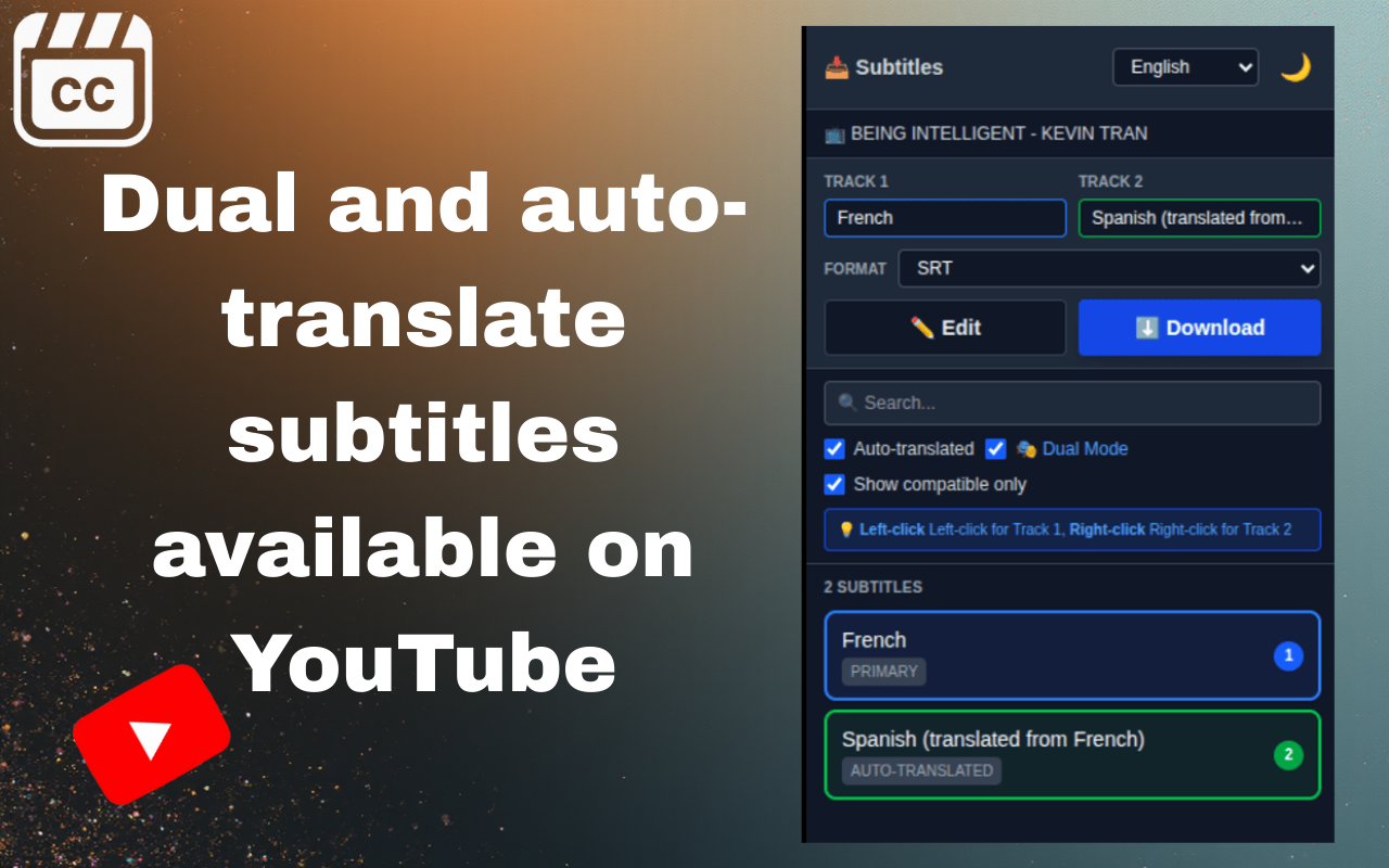Subtitle Downloader for Netflix, YouTube gallery image