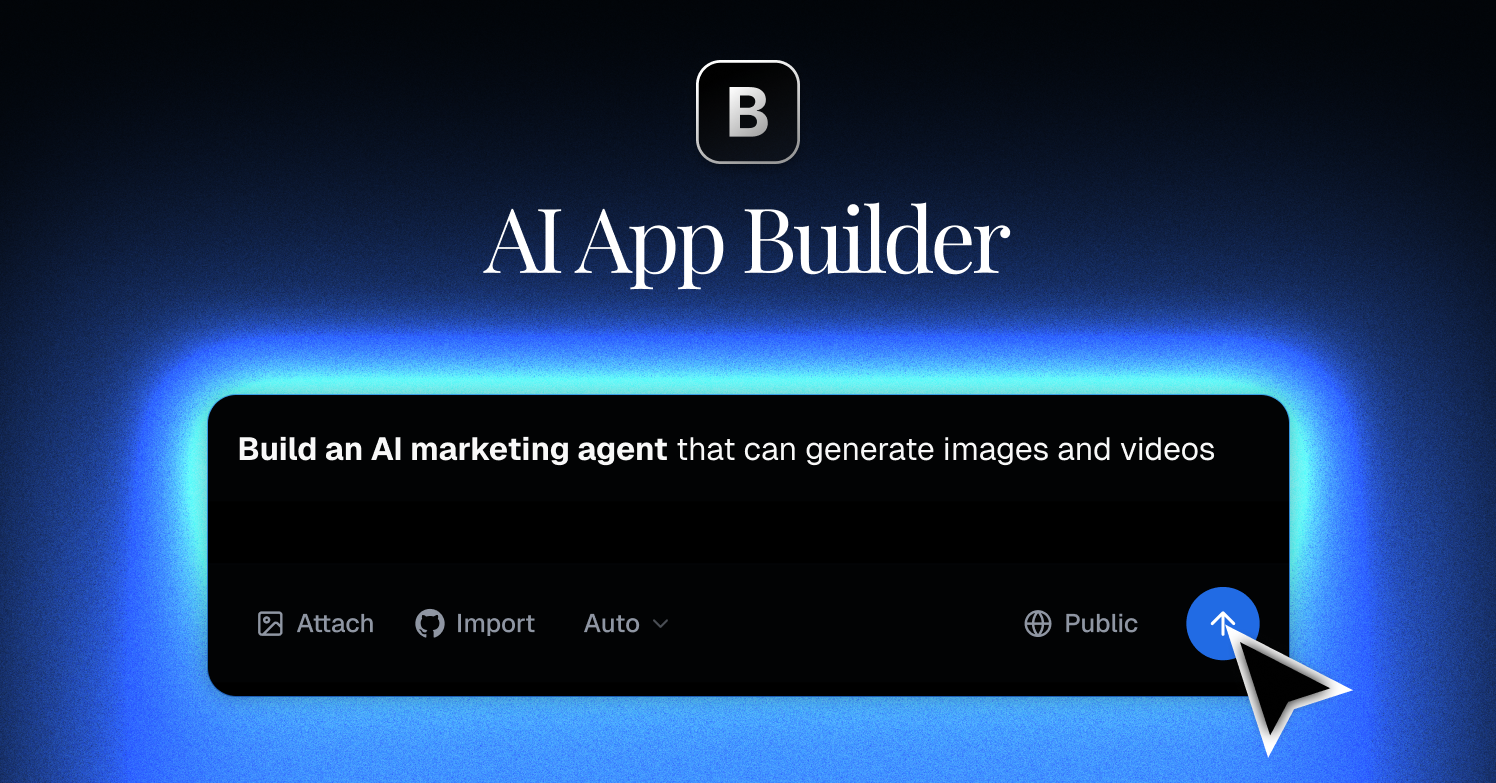 Blink Agent Builder - Main product screenshot demonstrating key features and user interface