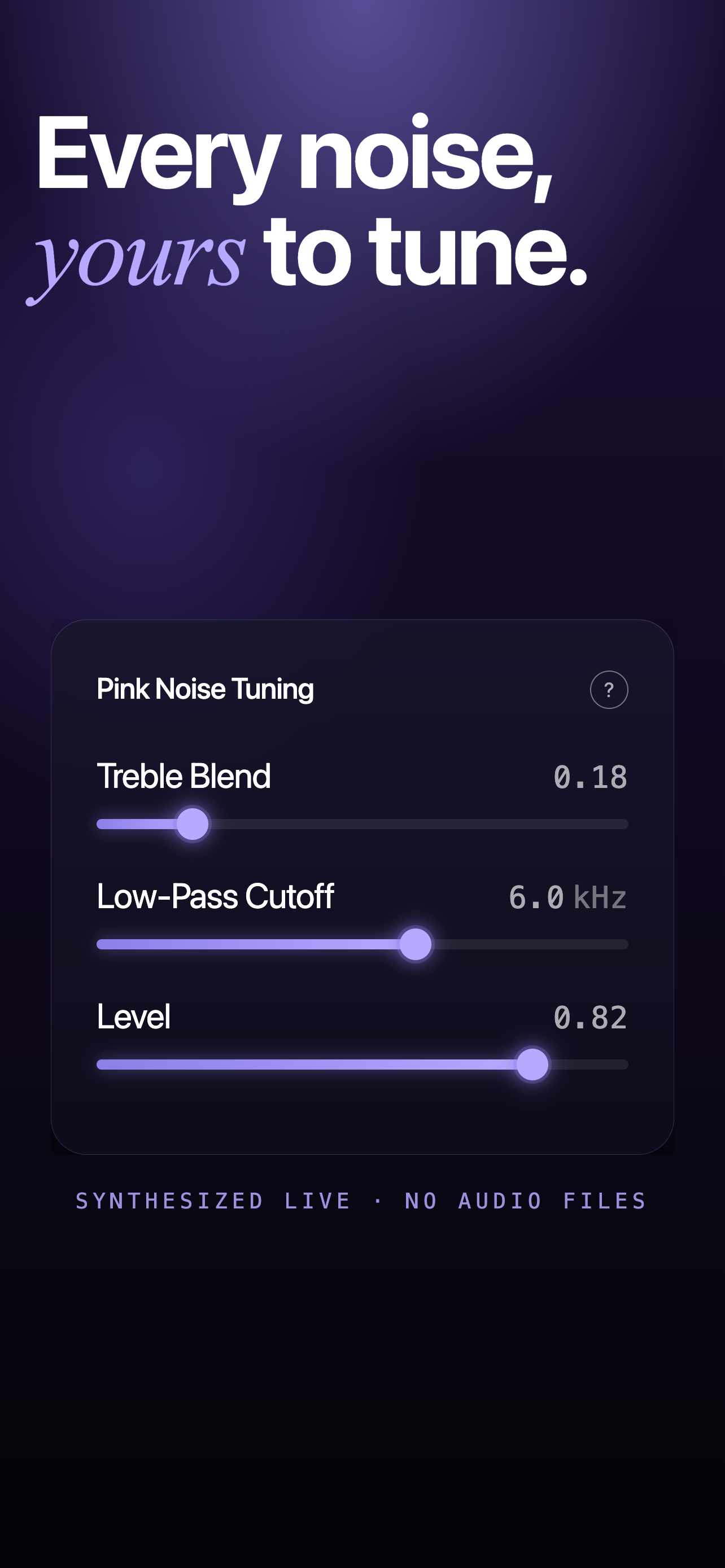 Veil: White Noise & Sleep Sounds gallery image