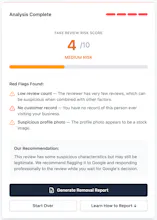 Fake Google Review Checker gallery image