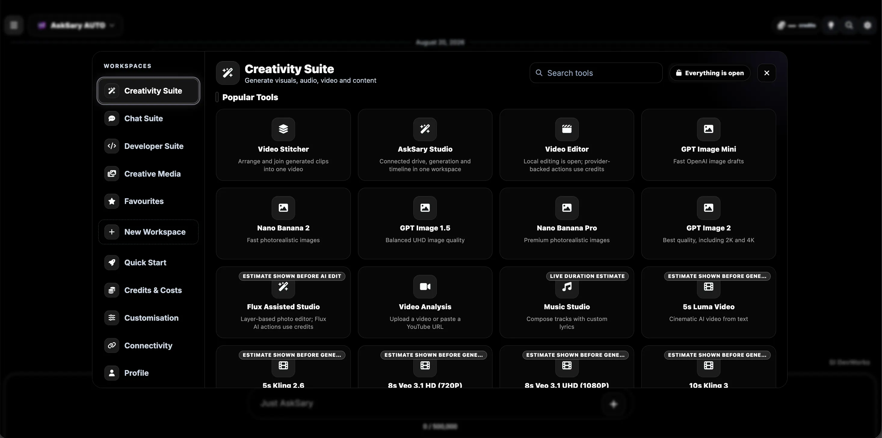 AskSary - BYOK-supported AI Studio gallery image